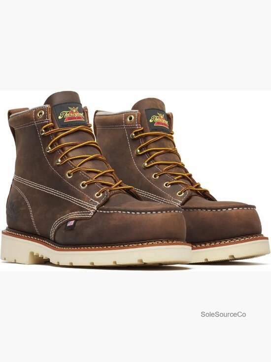 Steel Toe Moc Toe Work Boots Men Slip Resistant ASTM Rated main image 6